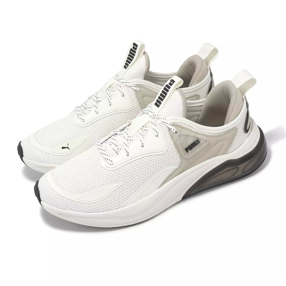 Puma Sand White and Gray Sneakers NWOT